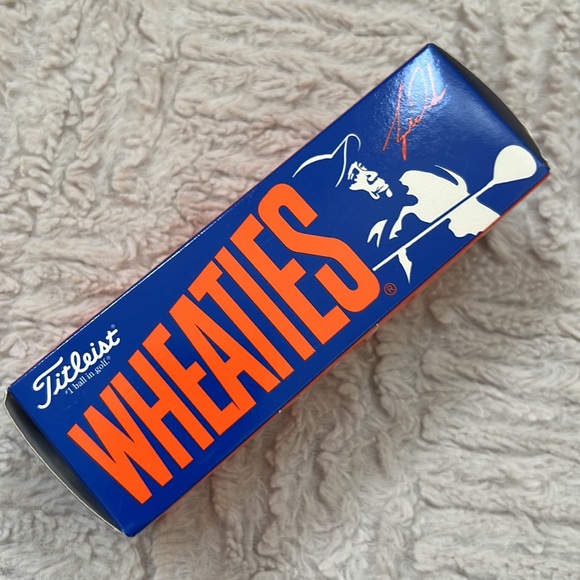 Vintage 1996 Tiger Woods Wheaties Titleist Golf Balls 3-Pack *New In Box* - Picture 12 of 16